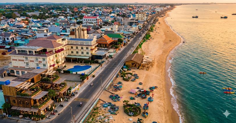 Bán nhà nghỉ gần biển Phước Hải, vị trí đông khách