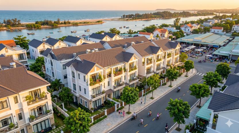 Bán nhà phố Lộc An, khu dân cư hiện hữu